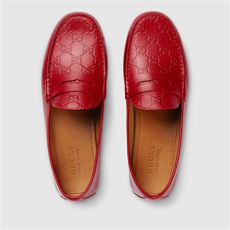 gucci embossed drivers|gucci drivers for men.